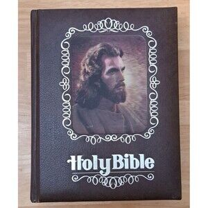 VTG 1970 The Holy Bible Crusade Analytical Edition KJV Lenticular Cover Illus.